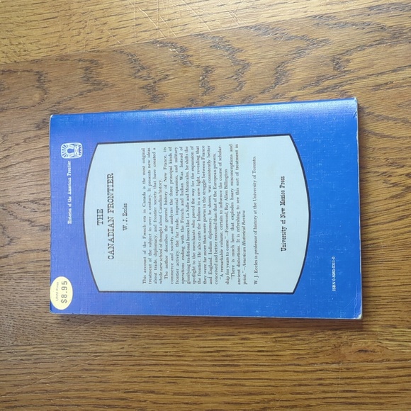 The Canadian Frontier 1534-1760 W. J. Eccles Paperback Nonfiction History Book - Picture 3 of 16